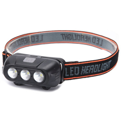 Ліхтарик налобний KX-214-3LED, 1x18650, ЗУ Type-C Ліхтарик налобний KX-214-3LED, 1x18650, ЗУ Type-C