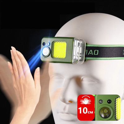 Ліхтарик налобний MULTIFUNCTIONAL YM-T618-LED+COB, Motion Sensor, Li-Ion акумулятор, запальничка, ЗУ Type-C Ліхтарик налобний MULTIFUNCTIONAL YM-T618-LED+COB, Motion Sensor, Li-Ion акумулятор, запальничка, ЗУ Type-C