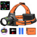 Ліхтарик налобний Night Vision fluorescence BL-T203-TG+COB (White+red), 2x18650, 1 режим, power bank, ЗУ Type-C, zoom