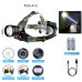 Ліхтарик налобний PLD-A12-TG, 2x18650, zoom, ЗУ microUSB