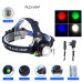 Ліхтарик налобний PLD-V9-F-4XPE (RGB), 2x18650, ЗУ 220V/12V, zoom Ліхтарик налобний PLD-V9-F-4XPE (RGB), 2x18650, ЗУ 220V/12V, zoom