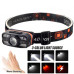 Ліхтарик налобний WH-0188-XPE+SMD (White+red), Motion Sensor, Li-Ion акумулятор, ЗУ Type-C Ліхтарик налобний WH-0188-XPE+SMD (White+red), Motion Sensor, Li-Ion акумулятор, ЗУ Type-C