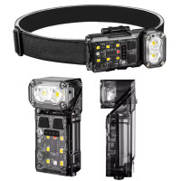 Ліхтарик налобний X52-2LED+6SMD (RGB), Motion Sensor, індикація аряда, Li-Ion акумулятор, ЗУ Type-C, кліпса, магніт Ліхтарик налобний X52-2LED+6SMD (RGB), Motion Sensor, індикація аряда, Li-Ion акумулятор, ЗУ Type-C, кліпса, магніт