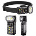 Ліхтарик налобний X52-2LED+6SMD (RGB), Motion Sensor, індикація аряда, Li-Ion акумулятор, ЗУ Type-C, кліпса, магніт