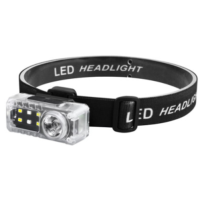 Ліхтарик налобний YJ-A06-LED+6SMD (RGB), Motion Sensor, Li-Ion акумулятор, ЗУ Type-C, кліпса, магніт Ліхтарик налобний YJ-A06-LED+6SMD (RGB), Motion Sensor, Li-Ion акумулятор, ЗУ Type-C, кліпса, магніт