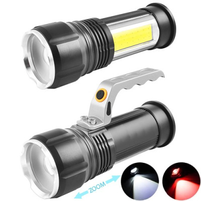 Ліхтарь перносний Police S912-XPE+COB (White+red), 2x18650, zoom, ЗУ 220V/12V Ліхтарь перносний Police S912-XPE+COB (White+red), 2x18650, zoom, ЗУ 220V/12V