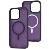 Накладка Matte Color with Magnetic для iPhone 14 Pro Max- темно-фіолетовий Накладка Matte Color with Magnetic для iPhone 14 Pro Max- темно-фіолетовий