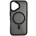 Накладка Matte Color with Magnetic для iPhone 16- чорний