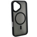 Накладка Matte Color with Magnetic для iPhone 16- чорний Накладка Matte Color with Magnetic для iPhone 16- чорний