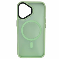 Накладка Matte Color with Magnetic для iPhone 16 Plus- зелений Накладка Matte Color with Magnetic для iPhone 16 Plus- зелений
