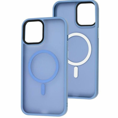 Накладка Matte Color with Magnetic для iPhone 16 Pro Max- бузковий Накладка Matte Color with Magnetic для iPhone 16 Pro Max- бузковий