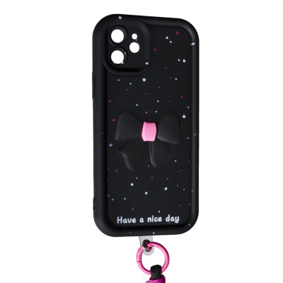 Накладка Lucky Bow Case для iPhone 11- чорний