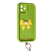 Накладка Lucky Bow Case для iPhone 11- зелений Накладка Lucky Bow Case для iPhone 11- зелений