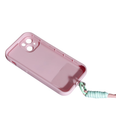 Накладка Lucky Bow Case для iPhone 13- світло-рожевий Накладка Lucky Bow Case для iPhone 13- світло-рожевий