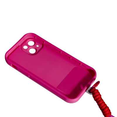 Накладка Lucky Bow Case для iPhone 15- яскраво-рожевий Накладка Lucky Bow Case для iPhone 15- яскраво-рожевий