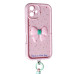 Накладка Lucky Bow Case для iPhone 16- світло-рожевий