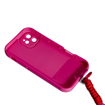 Накладка Lucky Bow Case для iPhone 16- яскраво-рожевий Накладка Lucky Bow Case для iPhone 16- яскраво-рожевий