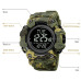 Годинник наручний 2037CMGN SKMEI, Army Green камуфляж, Compass