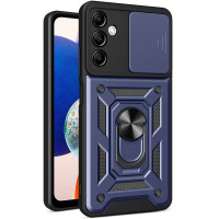 Протиударний чохол Camshield Serge Ring для Samsung A16 4G/5G- синій Протиударний чохол Camshield Serge Ring для Samsung A16 4G/5G- синій