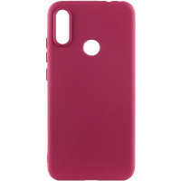 Накладка (з мікрофіброю) Silicone Cover Lakshmi (A) для Huawei P Smart Plus- марсала