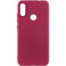Накладка (з мікрофіброю) Silicone Cover Lakshmi (A) для Huawei P Smart Plus- марсала