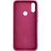 Накладка (з мікрофіброю) Silicone Cover Lakshmi (A) для Huawei P Smart Plus- марсала