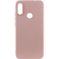 Накладка (з мікрофіброю) Silicone Cover Lakshmi (A) для Huawei P Smart Plus- рожевий пісок