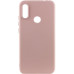 Накладка (з мікрофіброю) Silicone Cover Lakshmi (A) для Huawei P Smart Plus- рожевий пісок