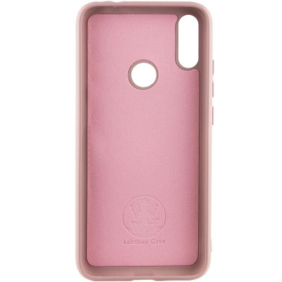 Накладка (з мікрофіброю) Silicone Cover Lakshmi (A) для Huawei P Smart Plus- рожевий пісок