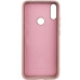 Накладка (з мікрофіброю) Silicone Cover Lakshmi (A) для Huawei P Smart Plus- рожевий пісок