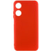 Накладка (з мікрофіброю) Silicone Cover Lakshmi Full Camera (A) для Oppo A38 / A18- червоний