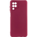 Накладка (з мікрофіброю) Silicone Cover Lakshmi Full Camera (A) для Samsung M33 5G- марсала