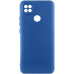 Накладка (з мікрофіброю) Silicone Cover Lakshmi Full Camera (A) для Xiaomi Redmi 9C / 10A- темно-синій