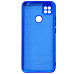 Накладка (з мікрофіброю) Silicone Cover Lakshmi Full Camera (A) для Xiaomi Redmi 9C / 10A- ультра-синій