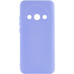 Накладка (з мікрофіброю) Silicone Cover Lakshmi Full Camera (A) для Xiaomi Redmi A3- бузковий
