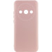 Накладка (з мікрофіброю) Silicone Cover Lakshmi Full Camera (A) для Xiaomi Redmi A3- рожевий пісок
