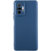 Накладка (з мікрофіброю) Silicone Cover Lakshmi Full Camera (A) для Xiaomi Redmi Note 10 Pro / Note 10 Pro Max- синій