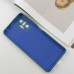 Накладка (з мікрофіброю) Silicone Cover Lakshmi Full Camera (A) для Xiaomi Redmi Note 10 Pro / Note 10 Pro Max- синій
