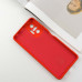 Накладка (з мікрофіброю) Silicone Cover Lakshmi Full Camera (A) для Xiaomi Redmi Note 10 Pro / Note 10 Pro Max- червоний