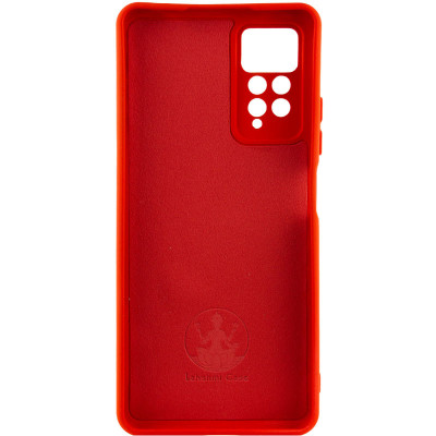 Накладка (з мікрофіброю) Silicone Cover Lakshmi Full Camera (A) для Xiaomi Redmi Note 11 Pro 4G / 5G / Redmi Note 12 Pro 4G / Note 11E Pro- червоний