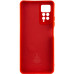 Накладка (з мікрофіброю) Silicone Cover Lakshmi Full Camera (A) для Xiaomi Redmi Note 11 Pro 4G / 5G / Redmi Note 12 Pro 4G / Note 11E Pro- червоний