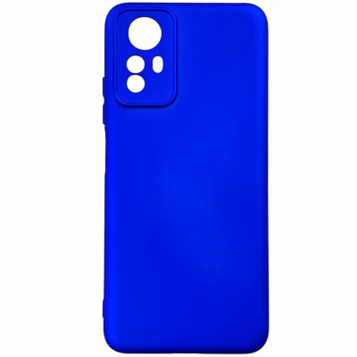 Накладка (з мікрофіброю) Silicone Cover Lakshmi Full Camera (A) для Xiaomi Redmi Note 12s- ультра-синій