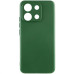 Накладка (з мікрофіброю) Silicone Cover Lakshmi Full Camera (A) для Xiaomi Redmi Note 13 Pro 4G / Poco M6 Pro 4G / Redmi Note 14s- темно-зелений