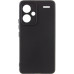 Накладка (з мікрофіброю) Silicone Cover Lakshmi Full Camera (A) для Xiaomi Redmi Note 13 Pro Plus- чорний