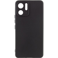 Накладка (з мікрофіброю) Silicone Cover Lakshmi Full Camera (AAA) для Motorola Edge 40- чорний