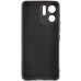 Накладка (з мікрофіброю) Silicone Cover Lakshmi Full Camera (AAA) для Motorola Edge 40- чорний