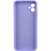 Накладка (з мікрофіброю) Silicone Cover Lakshmi Full Camera для Samsung A06- бузковий