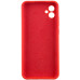 Накладка (з мікрофіброю) Silicone Cover Lakshmi Full Camera для Samsung A06- червоний