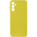 Накладка (з мікрофіброю) Silicone Cover Lakshmi Full Camera для Samsung A16 4G/5G- жовтий