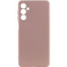 Накладка (з мікрофіброю) Silicone Cover Lakshmi Full Camera для Samsung A16 4G/5G- рожевий пісок
